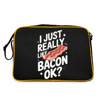 Bacon Petit-déjeuner Bacon - Sac Retro - noir/or - Dos