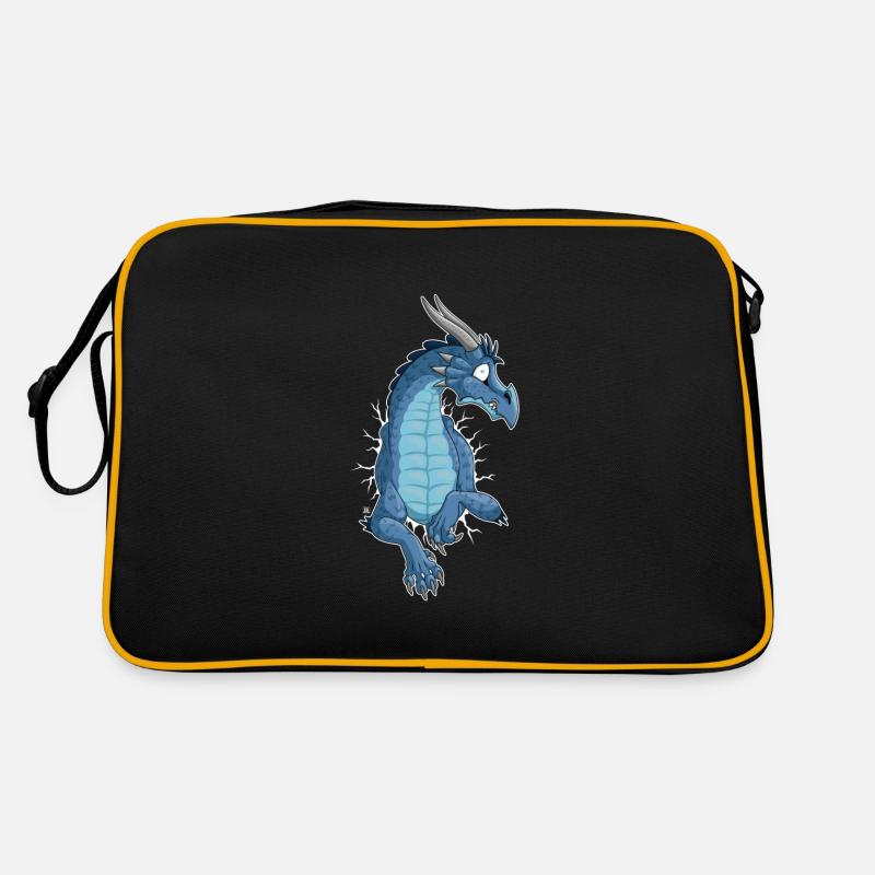 STUCK Blue Dragon (avant) Sac Retro