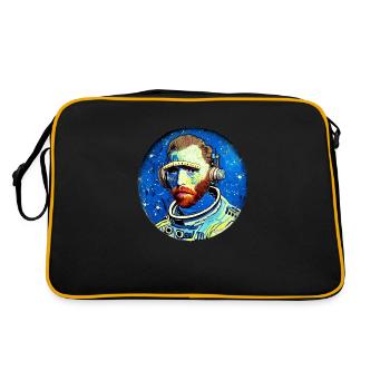 Van gogh Astronaute - Sac Retro - noir/or - Dos