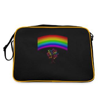 Rainbow Tree - Sac Retro - noir/or - Dos