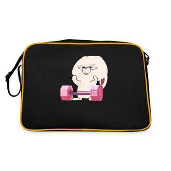 Drôle de lapin de gym - Sac Retro - noir/or - Dos