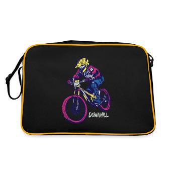 Downhill - Retro Bag - black/gold - Back