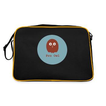 Pro Owl, Pro Owl, Pro Forest Dweller - Retro Bag - black/gold - Back
