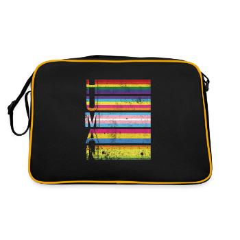 Human Gay Pride - Sac Retro - noir/or - Dos