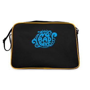 pas de mauvais jours - Sac Retro - noir/or - Dos