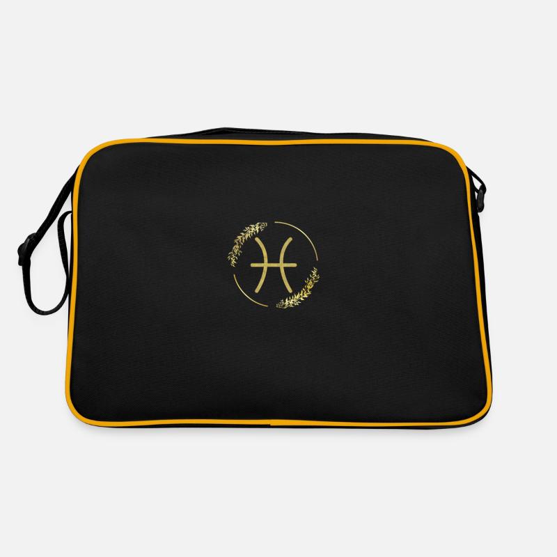 Pisces (fish) | Gold ring Retro Bag