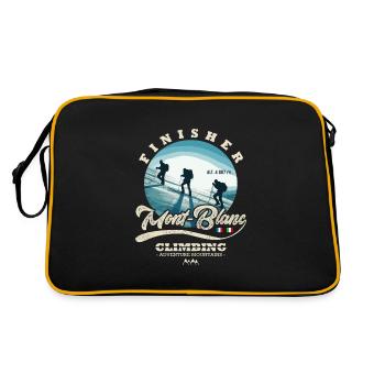 climbing finisher Mont Blanc - Retro Bag - black/gold - Back