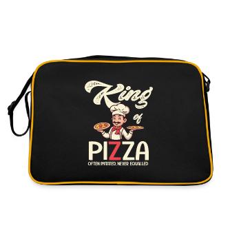 Pizzaiolo king of pizza - Sac Retro - noir/or - Dos