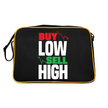 Buy Low Sell High Investor Day - Retro Bag - black/gold - Back