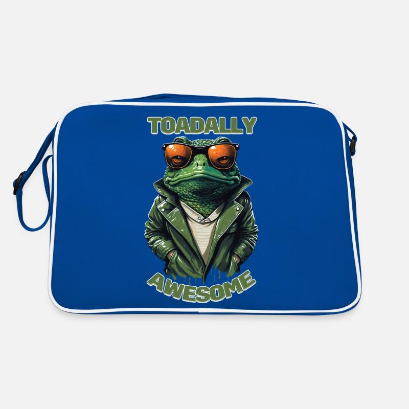 Toadally Awesome - Total Awesome Cool Toad Retro Tasche
