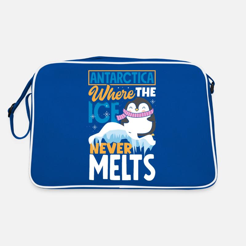 Antarctica where the ice never melts Expedition Retro Bag