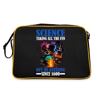Science, Taking All The Fun Out Of Guessing 14 - Retro Bag - black/gold - Back