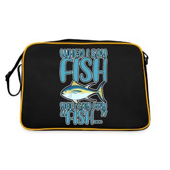 Quand je dis poisson, vous dites frire, poisson... 4 - Sac Retro - noir/or - Dos