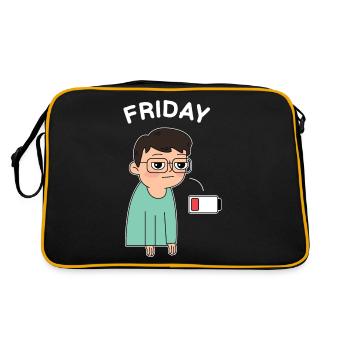 Fil-Am Friday Design pour les fiers Pinoys - Sac Retro - noir/or - Dos