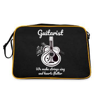 String Serenades: Celebrating Guitarists Guitar - Retro Bag - black/gold - Back