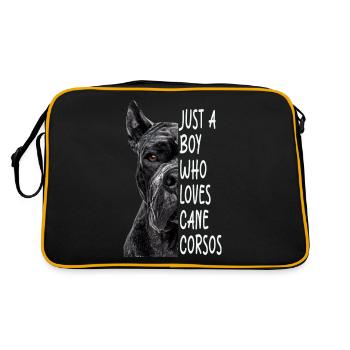 Cane corso - Sac Retro - noir/or - Dos
