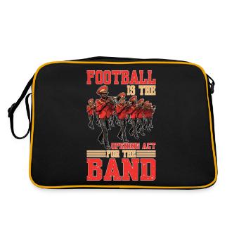 Football Is The Opening Act For The Band - Retro Bag - black/gold - Back