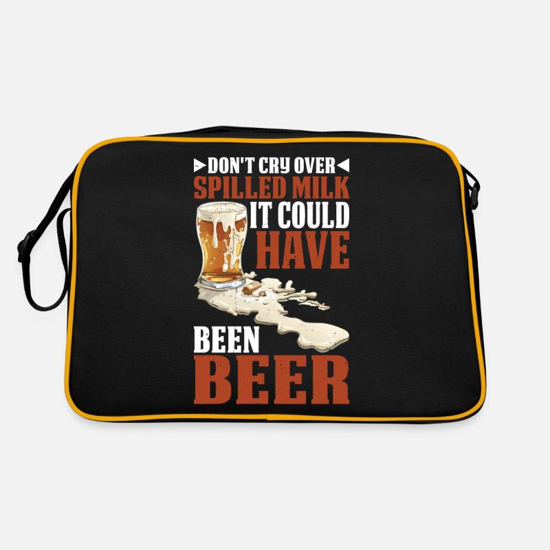 Don't Cry Over Milk It Could Have Been Beer 2 Retro Tasche