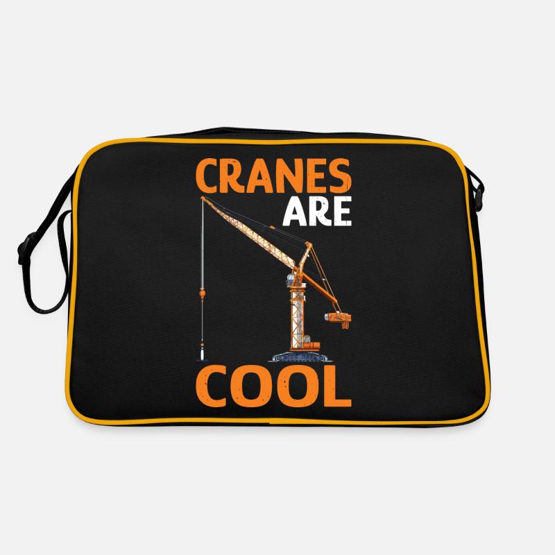 Cranes Are Cool Retro Tasche