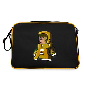 Monkeysta - Retro Bag - black/gold - Back