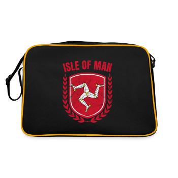 Isle Of Man - Retro Bag - black/gold - Back