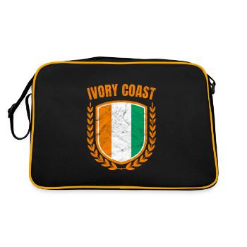 Ivory Coast - Retro Bag - black/gold - Back