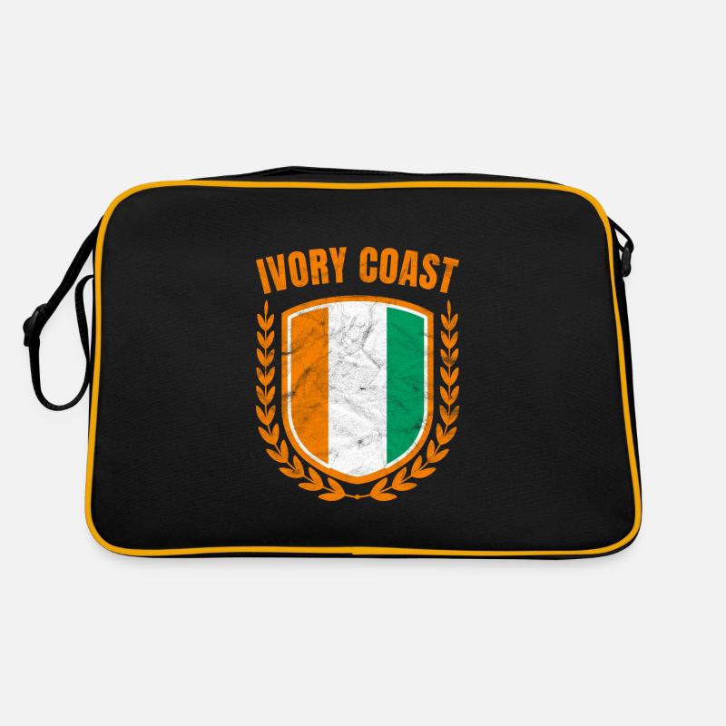 Elfenbeinküste Retro Tasche