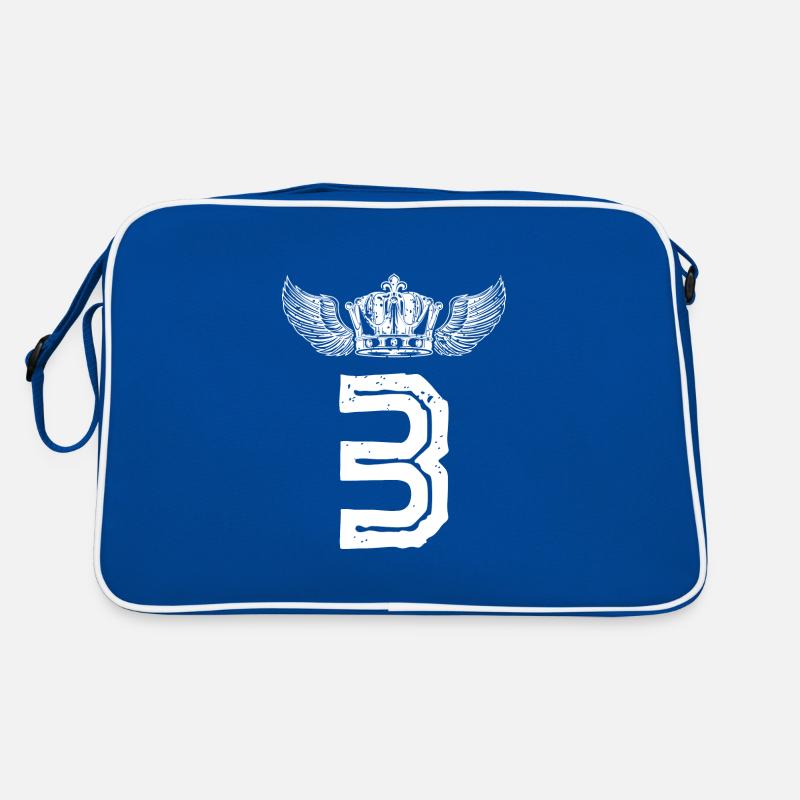 3 Couronne de numéros Sac Retro