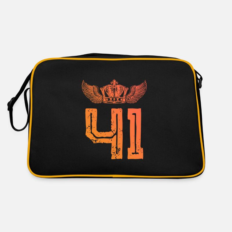 41 Number crown Retro Bag