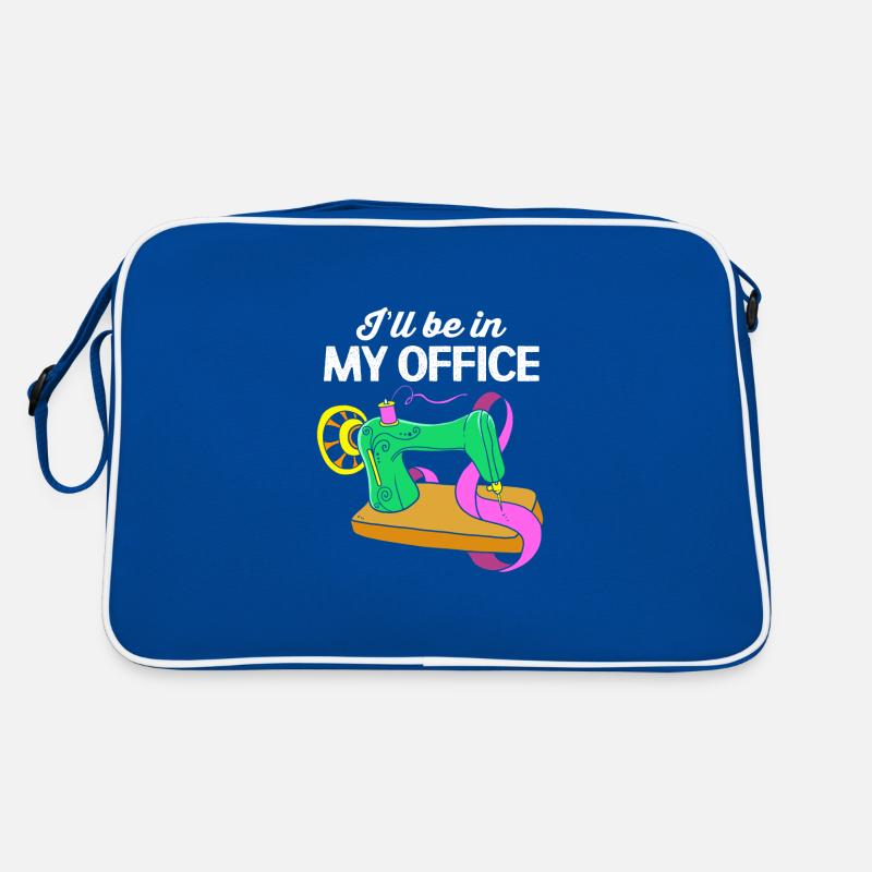 Sewing Machine Seamstress Retro Bag