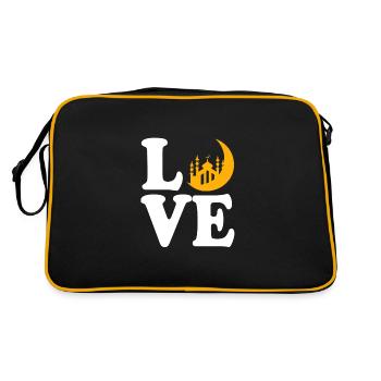 Musulman Islam Musulman Musulman Aïd Moubarak - Sac Retro - noir/or - Dos