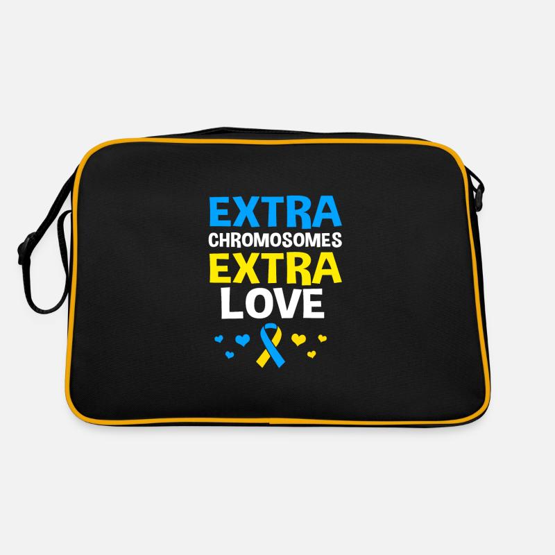 Down Syndrom T21 Chromosom Trisomie Retro Tasche
