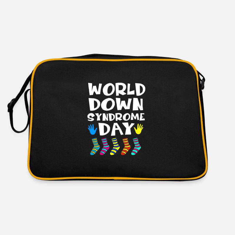 Down Syndrom T21 Chromosom Trisomie Retro Tasche