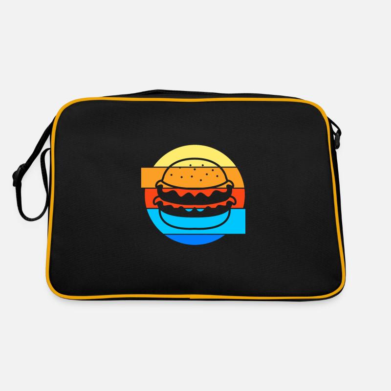 Cheeseburger Burger Retro Tasche