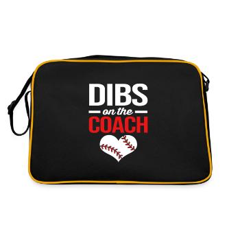 Baseball Coach - Retro Bag - black/gold - Back