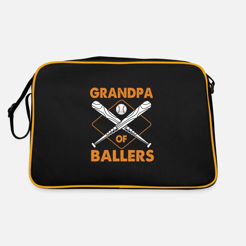 Baseball Großvater Opa Retro Tasche