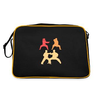 Karate Self-Defense - Retro Bag - black/gold - Back