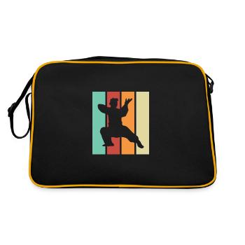 Karate Self-Defense Martial Arts - Retro Bag - black/gold - Back
