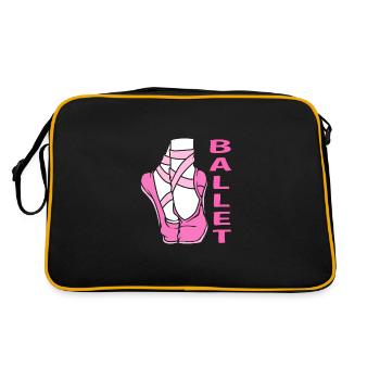 Ballet Ballet Dancer - Retro Bag - black/gold - Back