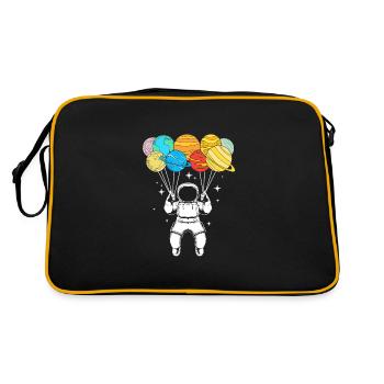 Universe Solar System - Retro Bag - black/gold - Back