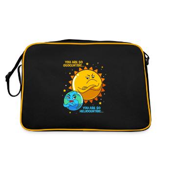 Solar System Universe - Retro Bag - black/gold - Back