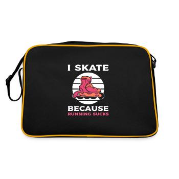 Roller Skating Roller Skates Inline Skates - Retro Bag - black/gold - Back