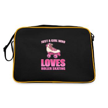 Roller Skating Roller Skates Inline Skates Girls - Retro Bag - black/gold - Back