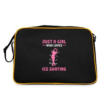 Ice skating Ice skating Ice skating - Retro Bag - black/gold - Back