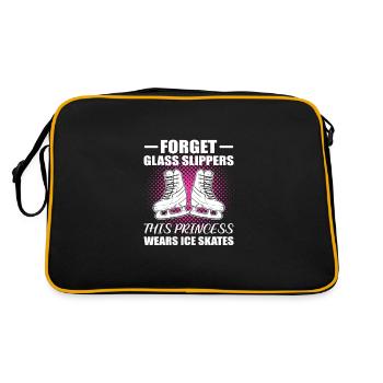 Ice skating Ice skating Ice skating - Retro Bag - black/gold - Back