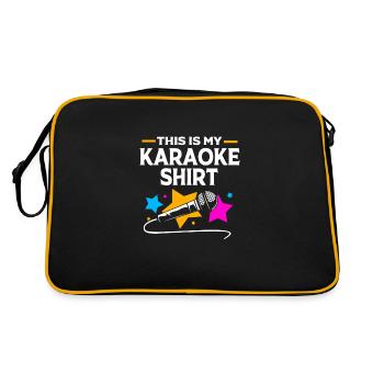 Karaoké - Sac Retro - noir/or - Dos