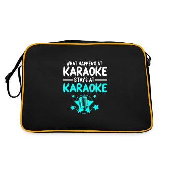 Karaoké - Sac Retro - noir/or - Dos