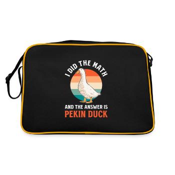 I did the math and the answer is - Retro Bag - black/gold - Back