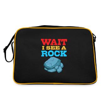 Géologue - Sac Retro - noir/or - Dos