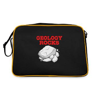 Géologue - Sac Retro - noir/or - Dos